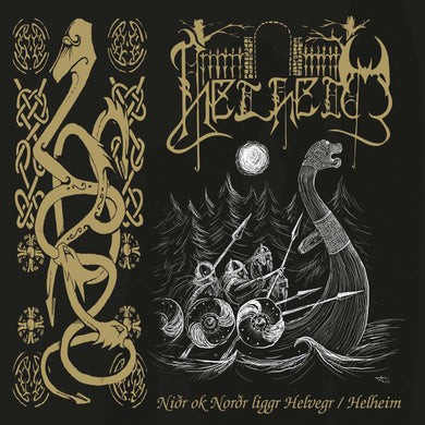 Title: Niðr ok Norðr liggr Helvegr / Helheim (Gold)
