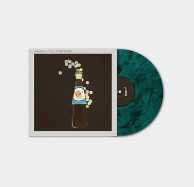 Artist: Papercuts - Title: Past Life Regression (Turquoise / Black Marble)