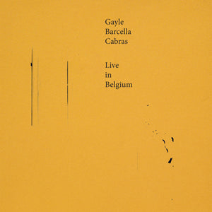 Artist: Live in Belgium - Album: Gayle Barcella Cabras